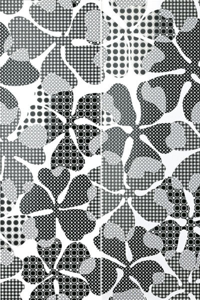 Декор (64.2x96.3) EDENL1R2 32,1X96,3Dahlia Deluxe Bianco Lucid. Rt. - Eden з колекції Eden Ava