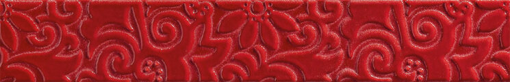 Декор (6.5x40) FLOW ROSSO MARANELLO - Ornamenti з колекції Ornamenti Valmori