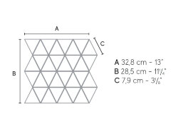 Декор Klif White Triangles AN7G
