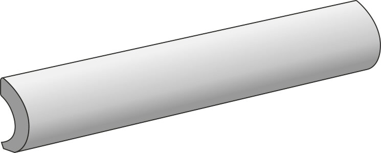Бордюр 3x20 Mint Pencilbullnose Gloss-Manacor-26952 з колекції Manacor Equipe