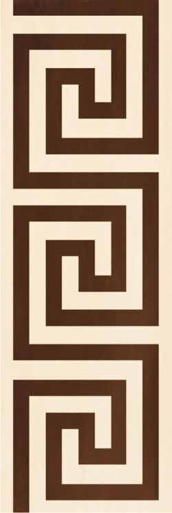 Декор ректиф. (31.5х94.9) VENISE GREC CREME/CHOCOLAT 51251RD з колекції Venise Emilceramica Декор ректиф. (31.5х94.9) VENISE GREC CREME/CHOCOLAT 51251RD з колекції Venise Emilceramica