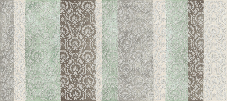 Декор 20x45 Basic Brocade/Verde Matt - Basic - 1294 з колекції Basic Dado