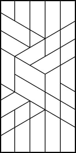 Декор Decoro Tetris Lead Ret 120x240 River Flaviker з колекції River Flaviker