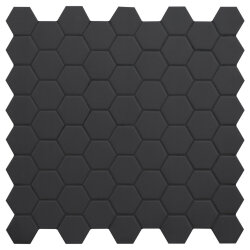 Мозаїка (31.6x31.6) TTHX09MHN Black Swan mos(4,3*3,8) - Hexa