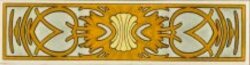 Бордюр Nocturnal Slumber Quarter Tile 3.8x15.2 Artworks Brilliant White Original Style
