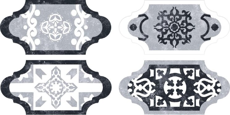 Декор Provenzal Grey 16.2x32.6 Corinto Codicer з колекції Corinto Codicer