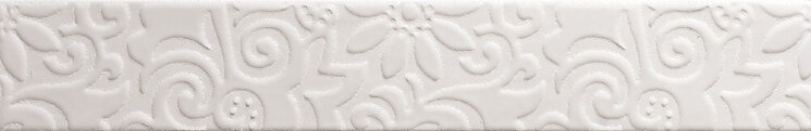 Декор (6.5x40) FLOW WHITE - Ornamenti з колекції Ornamenti Valmori