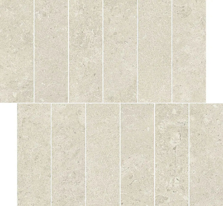 Мозаїка Salentina Mosaico Burattato Mt 12 Milk Matt - 30x30 300590 Salentina з колекції Salentina Ricchetti