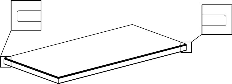 50x100 120875 Black Sto.Grad.AngolareSxBordo.Costa Ret. Century Stonerock з колекції Stonerock Century