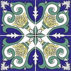 Плитка 34x34 S7121DECMA Colors Marettimo Lucido Savoia Colors