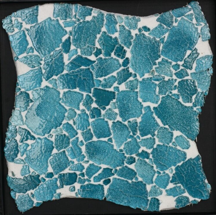 Мозаїка (26.8x26.8) BKMO-M-AA Brook Mosaico Mineral Azzurro Acqua Lucido - Brook з колекції Brook VetroVivo