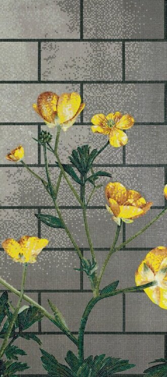 Мозаїка (290.5x129.1) Ranunculus B - Decori in Tecnica Artistica з колекції Decori in Tecnica Artistica Bisazza
