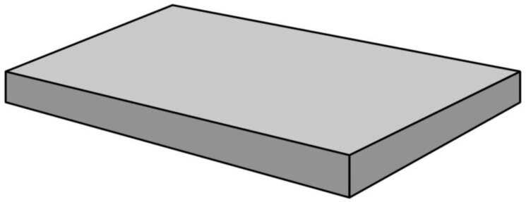 Кутова сходинка (89.46x44.63) BETON GREY LAP GR ANG RIGHT - Beton з колекції Beton Apavisa