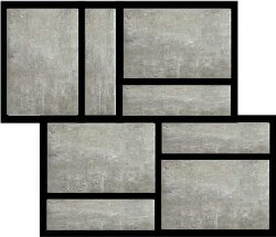 Мозаїка Nuage Modulo Muretto 3D 30x30 Matieres Rex