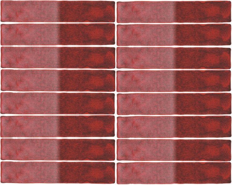 Декор 5x25 Convex Vermell-Convex з колекції Convex Natucer Декор 5x25 Convex Vermell-Convex з колекції Convex Natucer