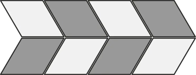 Мозаїка 16x36 URMF47 Urbanica Mos.Freccia Ash/Iron Ascot Urbanica з колекції Urbanica Ascot