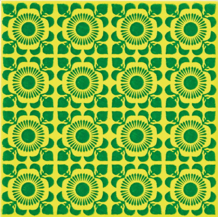 Плитка (20x20) WW98L1 Green On Yellow Wonder Lux1 - Wonderwall з колекції Wonderwall Ascot