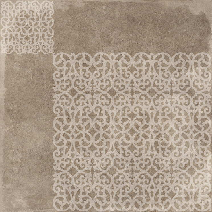 Декор 60x60 Arabesco Nut Rosone Lappato - Petra - 604P6PB з колекції Petra Emilceramica