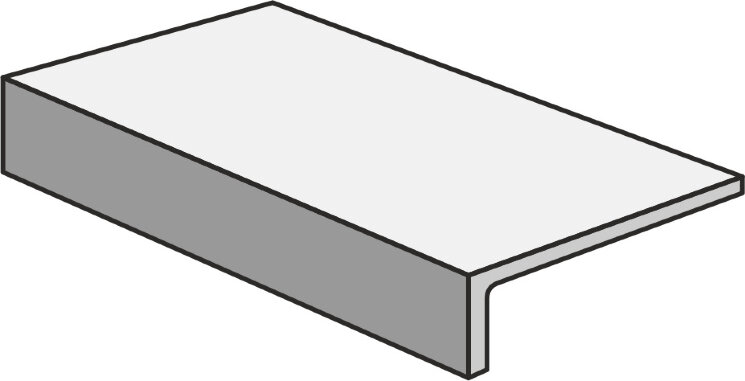 Кутовий елемент 15x60 Elemento Lbluestone Grigio Strutt. - Mystone Bluestone - M0DN з колекції Mystone Bluestone Marazzi