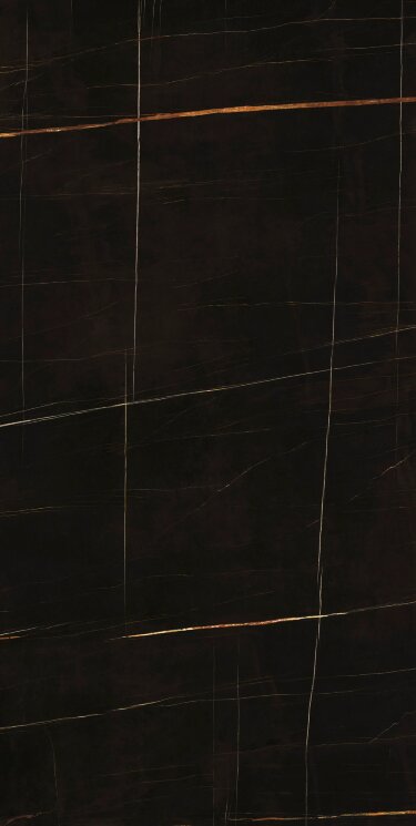 Сляб 120Х270 Ultra Marmi Sahara Noir Polished з колекції Ultra Marmi Sahara Noir Ariostea