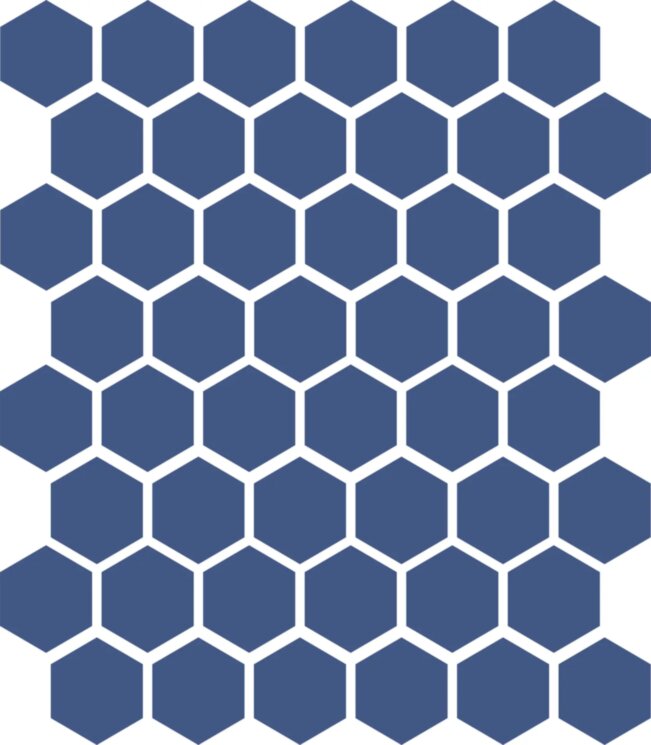 Мозаїка 33x37 XXS Esagono COBALTO Etruria XXS з колекції XXS Etruria