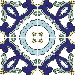 Плитка 34x34 S7121DECPA Colors Pantelleria Lucido Savoia Colors