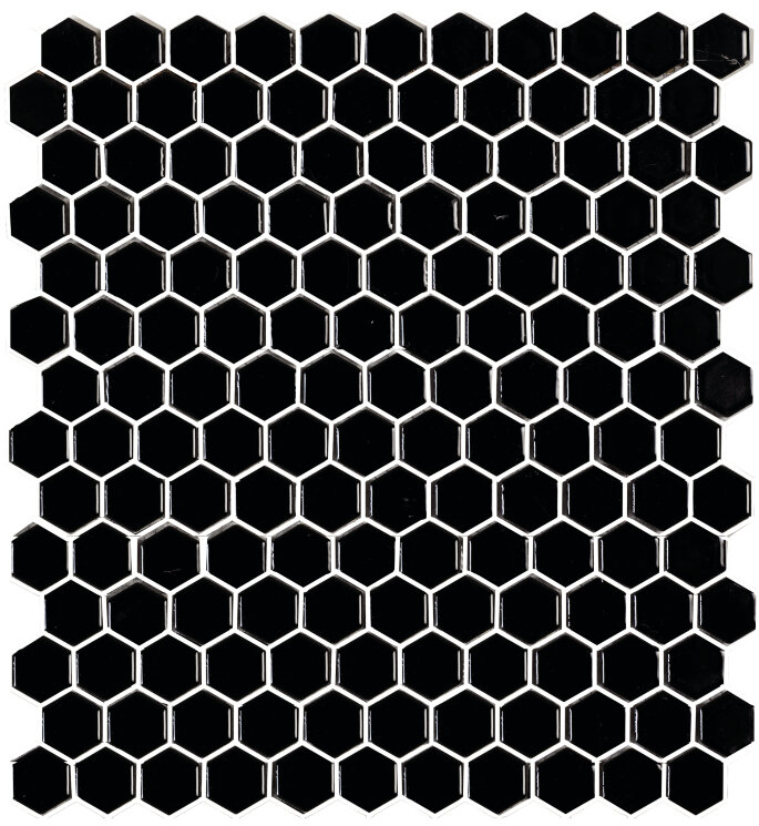 Мозаїка 2,3x2,6 1 Mos Ink&Milk Esag Nero Luc - Ink&Milk - 35900007 з колекції Ink&Milk Mo.da