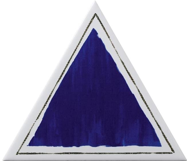 Декор Cornice Blu 17x17 Triangolo Petracers з колекції Triangolo Petracers