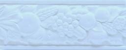 Декор Robbiana Genziana 8x20 Boiserie Ceramiche Grazia з колекції Boiserie Ceramiche Grazia
