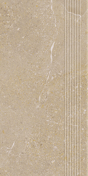 Плитка 30x60 Solidis Beige Stopnica Prasowana Matt Paradyz з колекції Solidis Paradyz