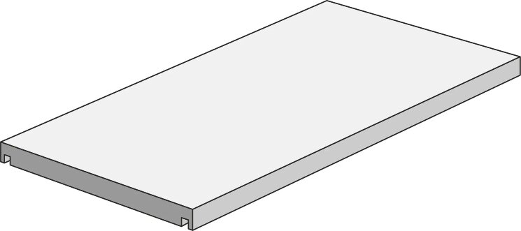 Сходинка 44x66 SLATE INDIAN ESCUADRA T?CNICA Realonda Slate Indian з колекції Slate Indian Realonda