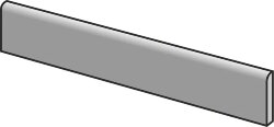 Плінтус 7x60 592402 Battiscopa Oxford Grey Ricchetti Golden Pure