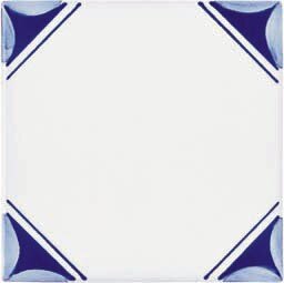 Декор (10x10) Marilena Blu - Ceramica Artistica Vietrese з колекції Ceramica Artistica Vietrese Giovanni De Maio