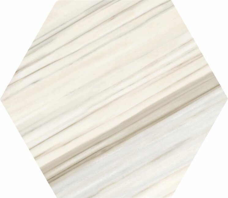 Плитка Esagoni Zebrino Lucido 21.5x25 Marmoker Casalgrande Padana з колекції Marmoker Casalgrande Padana