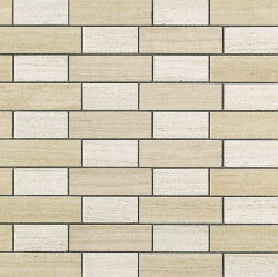 Мозаїка (30x30) ASOG Sunrock Travertino Almond+White Mosaico Fabric - Sunrock