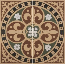 Панно Gladstone Green-Red 30.4x30.4 Victorian Floor Tiles Original Style Панно Gladstone Green-Red 30.4x30.4 Victorian Floor Tiles Original Style