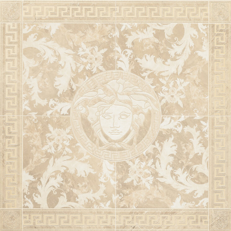 Декор (117.2x117.2) 2404240 ROSONE BEIGE - Marble з колекції Marble Versace