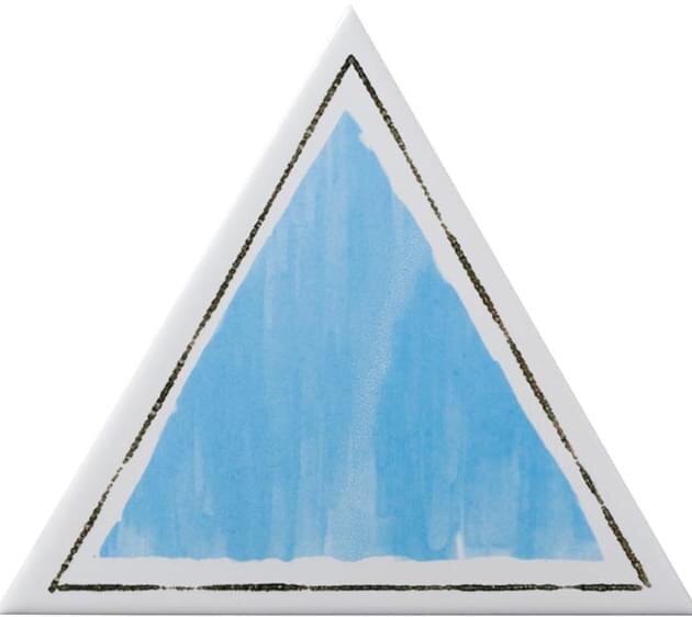 Декор Cornice Azzurro 17x17 Triangolo Petracers з колекції Triangolo Petracers Декор Cornice Azzurro 17x17 Triangolo Petracers з колекції Triangolo Petracers