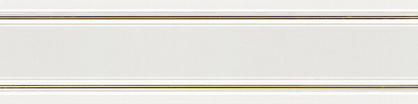 Бордюр (7.5x30) OET82W Lesena WHITE GOLD - Atelier Gold з колекції Atelier Gold Decoratori Bassanesi