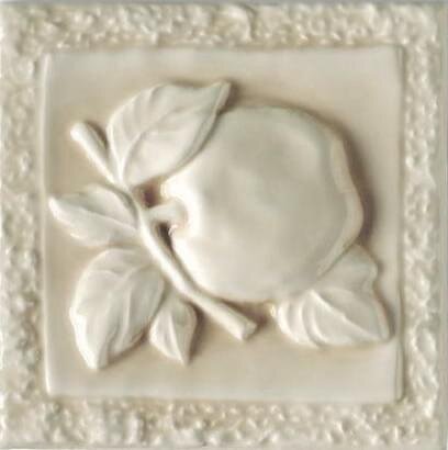 Декор Apple Magnolia Craquele 13x13 Essenze Ceramiche Grazia з колекції Essenze Ceramiche Grazia