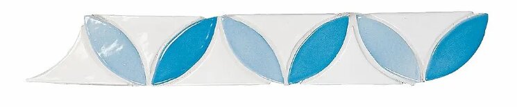 Мозаїка 5x30 FR/EZE.A Fregio Eze Azzurro Tonalite Provenzale з колекції Provenzale Tonalite