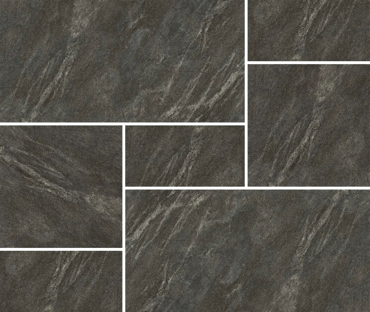 Плитка Slatestone Coal Modulo 3 L Cross - 150x180 SLS3LCL Slatestone з колекції Slatestone Cerdisa