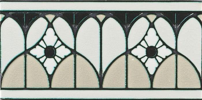 Бордюр Bordura Fenice Grey Craquele 10x20 Venice Ceramiche Grazia з колекції Venice Ceramiche Grazia