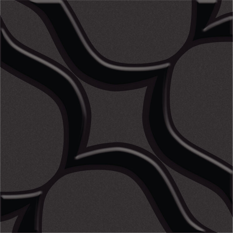 Плитка 20x20 Touch#04 Black On Black - Touch - 140658 з колекції Touch Unica