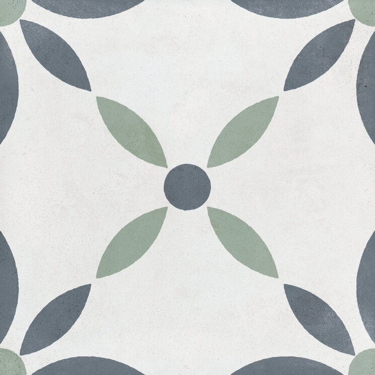 Плитка 22,3x22,3 Havana White Flower/22,3-Havana-24768 з колекції Havana Peronda