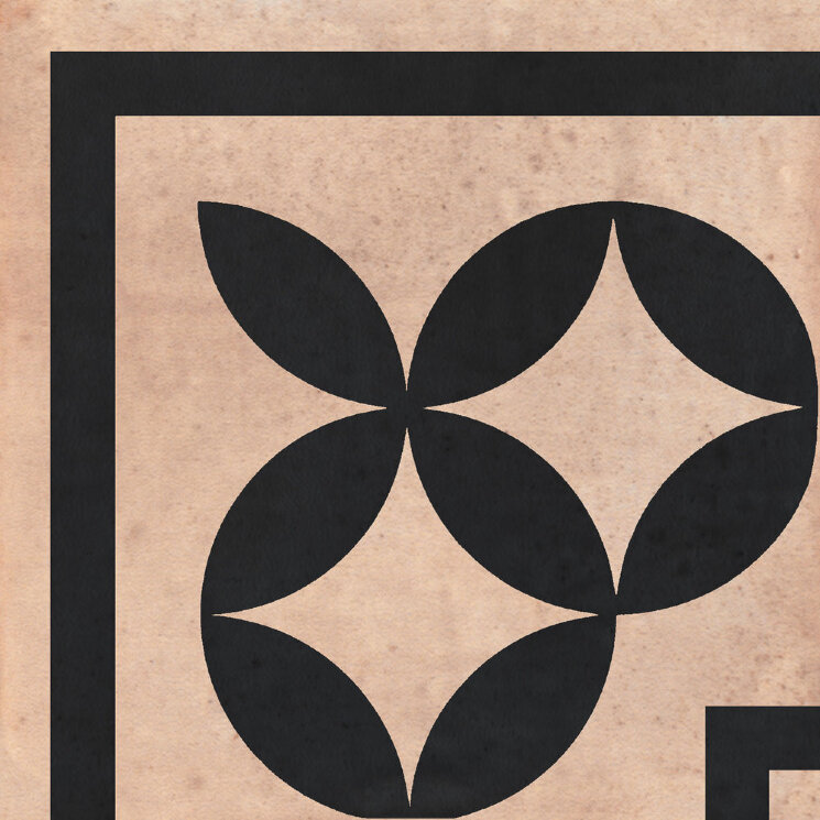 Плитка (22.5x22.5) B/ N 012 - Barroco з колекції Barroco Bestile