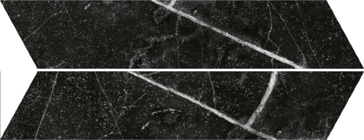 Плитка Chevron Black 8x40 Tinos Oset з колекції Tinos Oset