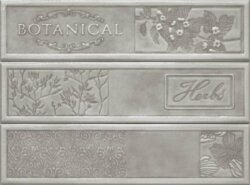 Декор (22.5x30) COMPOSICION BOTANICAL GREY - Opal