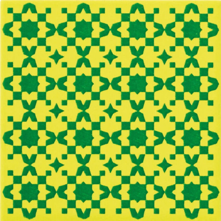 Плитка (20x20) WW98L3 Green On Yellow Wonder Lux3 - Wonderwall з колекції Wonderwall Ascot