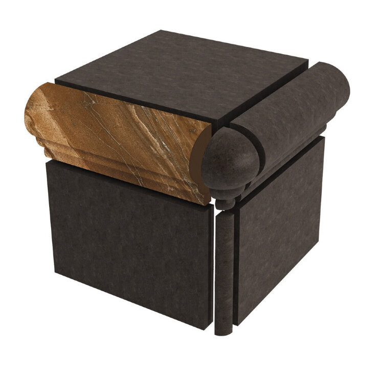 L-елемент (4x20) 58017 Rust C.railc.rail Chair Rail - Dome з колекції Dome Cerdomus L-елемент (4x20) 58017 Rust C.railc.rail Chair Rail - Dome з колекції Dome Cerdomus